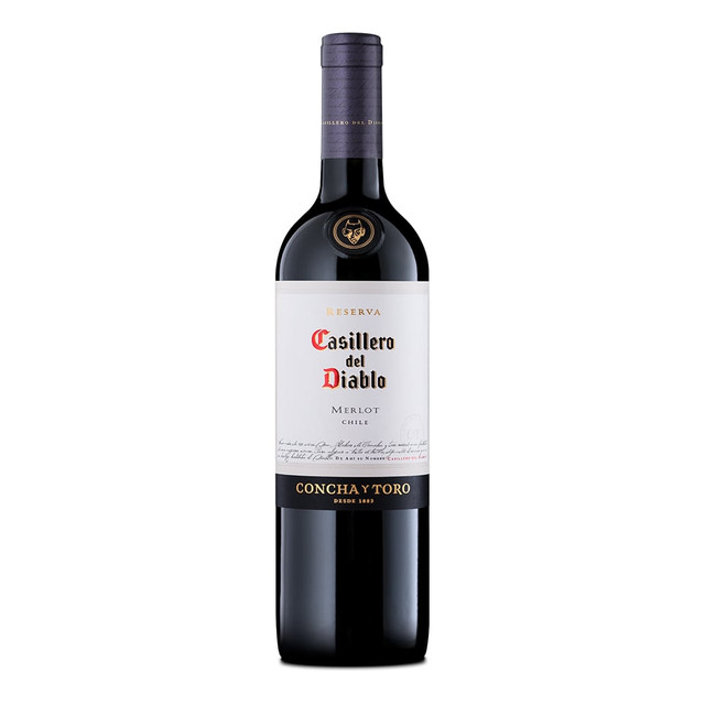 Vino Tinto Casillero Del Diablo - Merlot (750 ml)