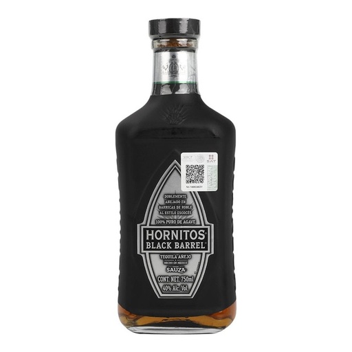 Tequila Añejo Black Barrel Hornitos (750 ml)