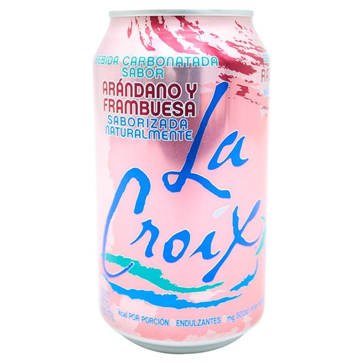 La Croix Arándano Frambuesa (lata)