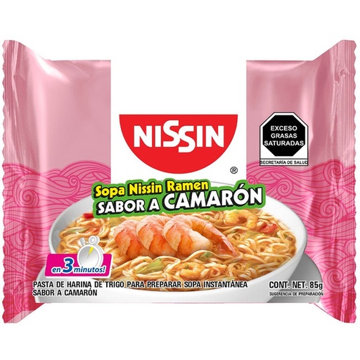 Sopa Instantanea Ramen Camaron (pz)