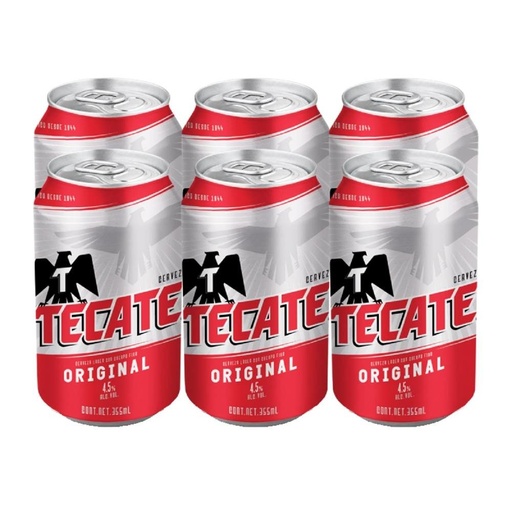 Tecate Beer (6-pack)